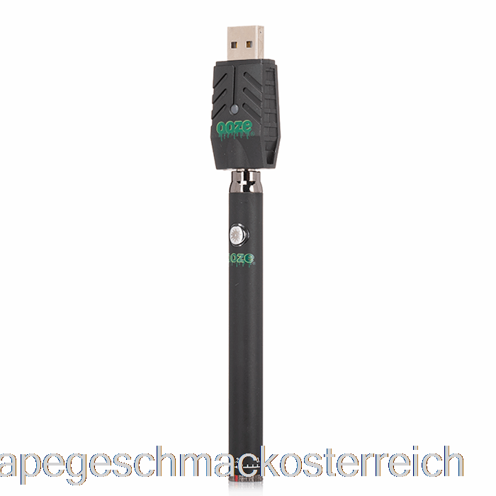 Ooze 320mah Twist Slim Pen Akku Schwarzer Vape-Geschmack